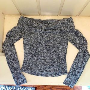 Forever 21 Off-Shoulder Cowl-Neck Top